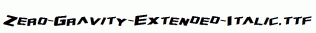 Zero-Gravity-Extended-Italic.ttf