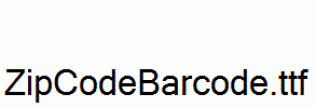 ZipCodeBarcode.ttf