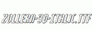 Zollern-3D-Italic.ttf