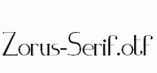 Zorus-Serif.otf