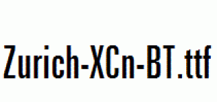 Zurich-XCn-BT.ttf