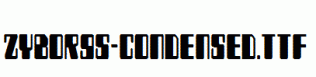 Zyborgs-Condensed.ttf