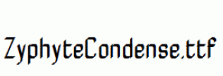 ZyphyteCondense.ttf