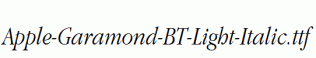 Apple-Garamond-BT-Light-Italic.ttf