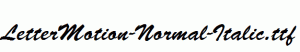 LetterMotion-Normal-Italic.ttf