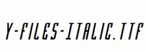 Y-Files-Italic.ttf