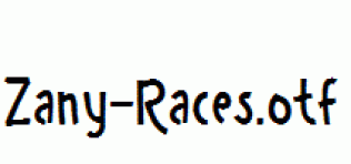 Zany-Races.otf