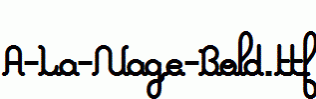 A-La-Nage-Bold.ttf