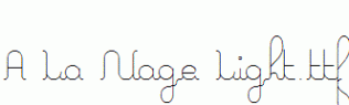 A-La-Nage-Light.ttf