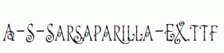 A-S-Sarsaparilla-EX.ttf
