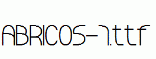 ABRICOS-7.ttf