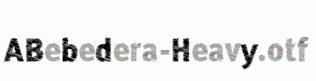 ABebedera-Heavy.otf