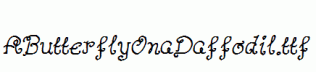 AButterflyOnaDaffodil.ttf