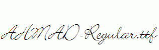 AHMAD-Regular.ttf