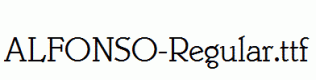 ALFONSO-Regular.ttf
