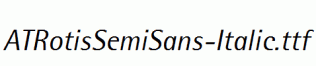 ATRotisSemiSans-Italic.ttf