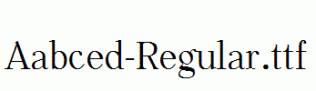 Aabced-Regular.ttf