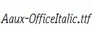 Aaux-OfficeItalic.ttf