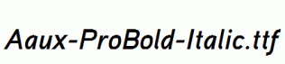 Aaux-ProBold-Italic.ttf