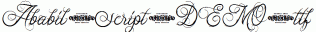 Ababil-Script-DEMO.ttf