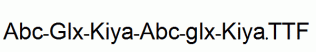 Abc-Glx-Kiya-Abc-glx-Kiya.ttf