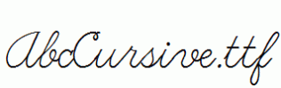 AbcCursive.ttf