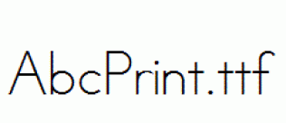 AbcPrint.ttf
