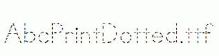 AbcPrintDotted.ttf
