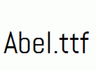 Abel.ttf