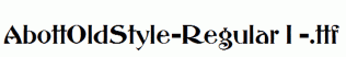 AbottOldStyle-Regular1-.ttf