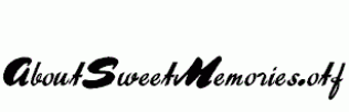 AboutSweetMemories.otf