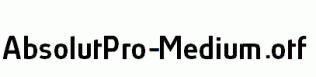 AbsolutPro-Medium.otf