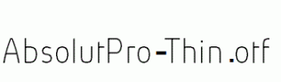 AbsolutPro-Thin.otf