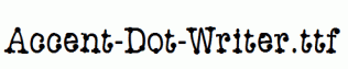 Accent-Dot-Writer.ttf