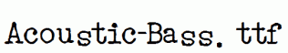 Acoustic-Bass.ttf