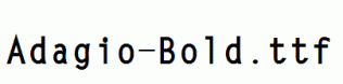 Adagio-Bold.ttf