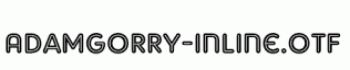 AdamGorry-Inline.otf