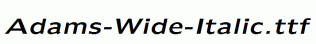 Adams-Wide-Italic.ttf