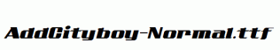 AddCityboy-Normal.ttf