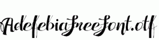 AdefebiaFreeFont.otf