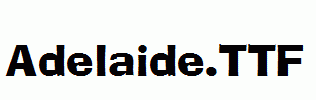 Adelaide.ttf