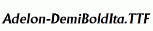 Adelon-DemiBoldIta.ttf