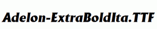 Adelon-ExtraBoldIta.ttf