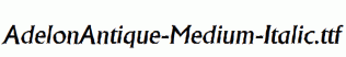 AdelonAntique-Medium-Italic.ttf