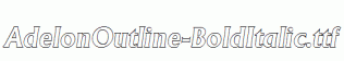 AdelonOutline-BoldItalic.ttf