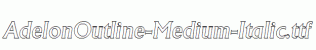 AdelonOutline-Medium-Italic.ttf