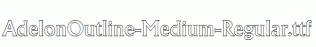 AdelonOutline-Medium-Regular.ttf