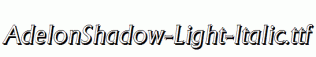 AdelonShadow-Light-Italic.ttf