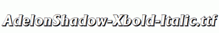 AdelonShadow-Xbold-Italic.ttf