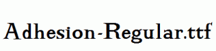 Adhesion-Regular.ttf